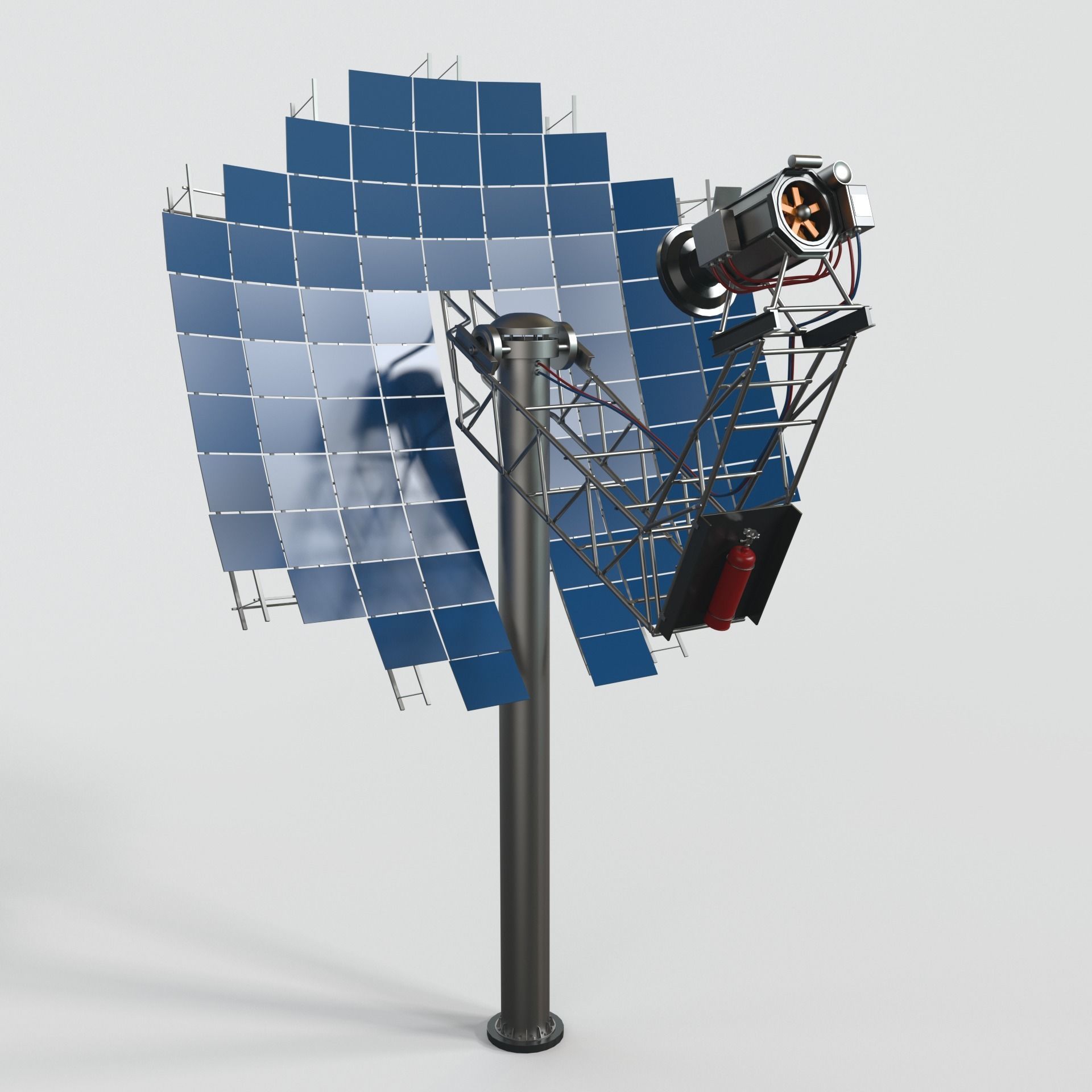 Solar Panel 3D model_1