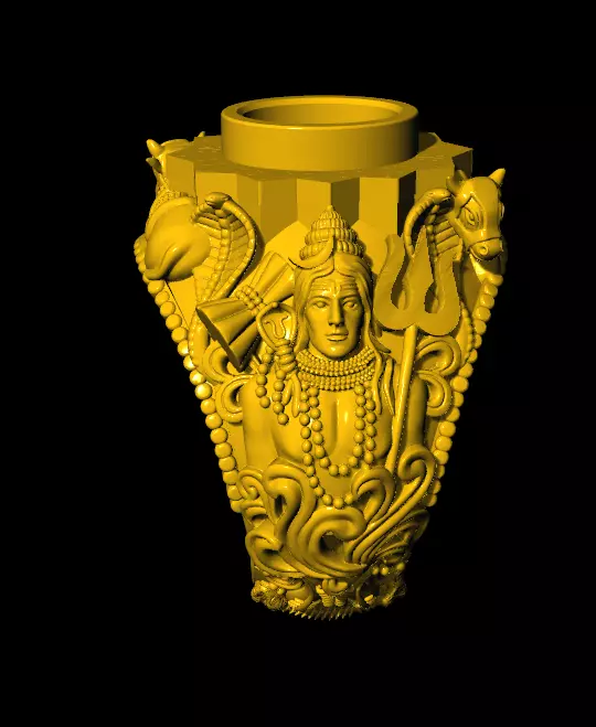 Lord siva ring 3D print model