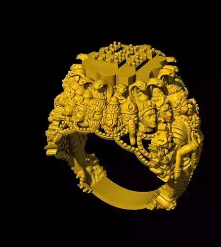 10 avatar Narayana ring  3D print model