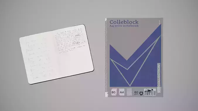 Notebooks notebook with writing