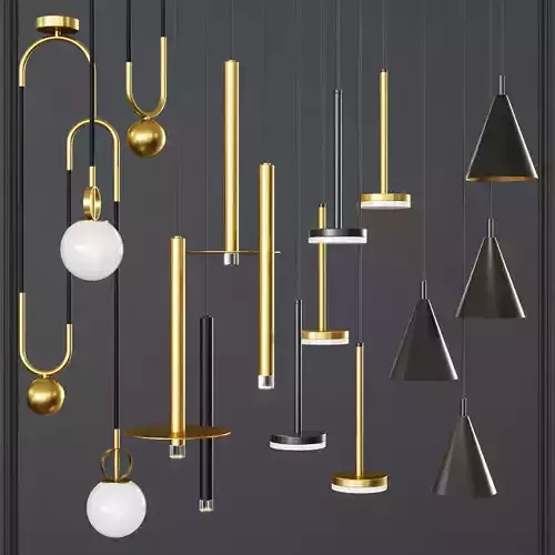 Pendant lights set 022