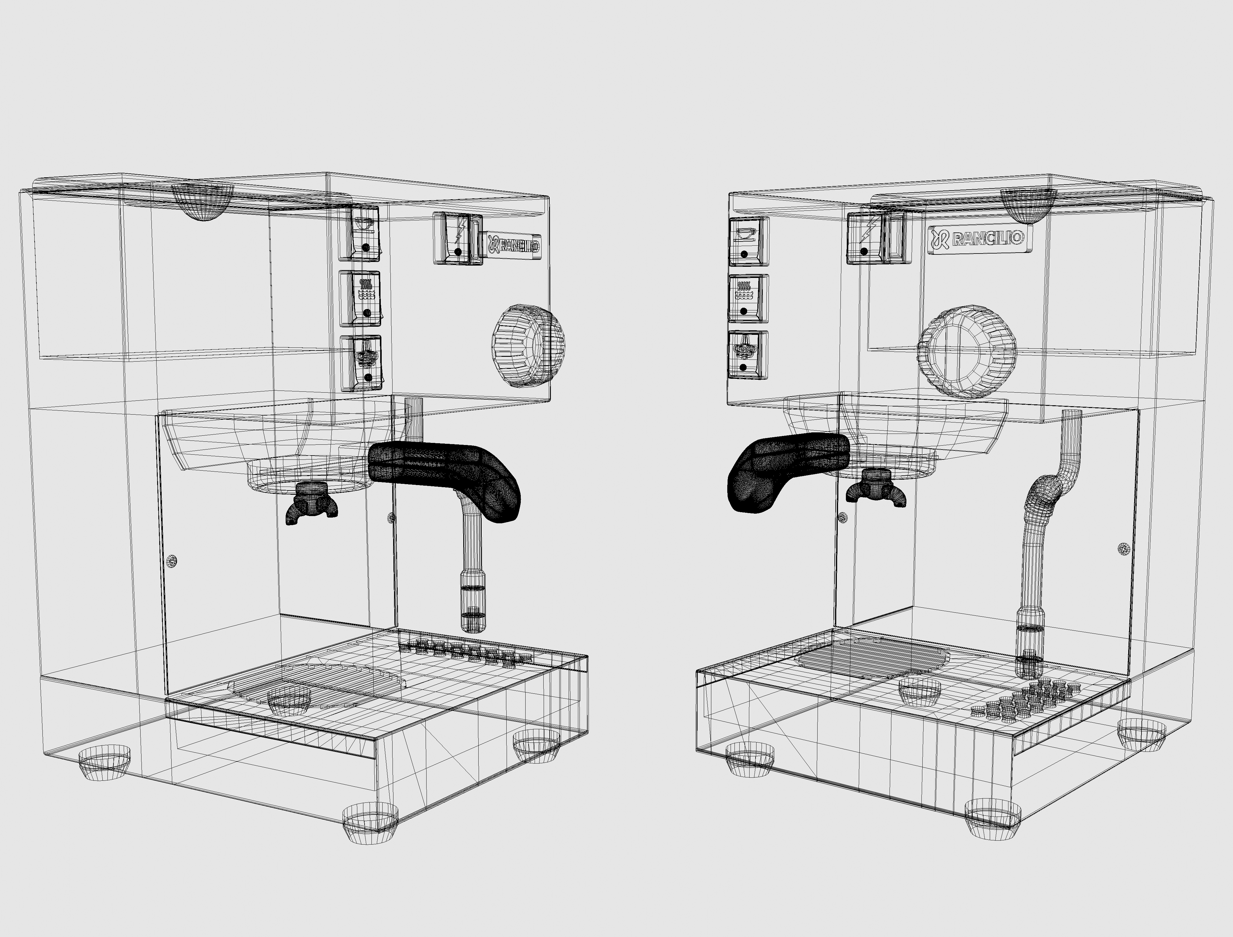 Rancilio Original Espresso Machine 3D model_6