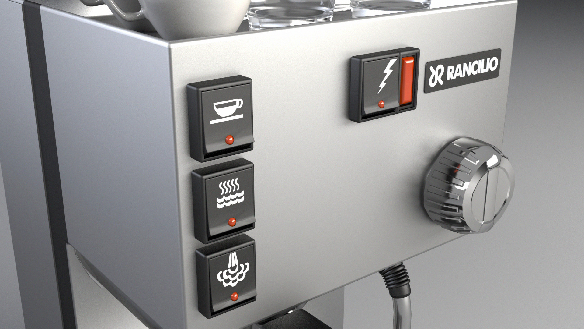 Rancilio Original Espresso Machine 3D model_1