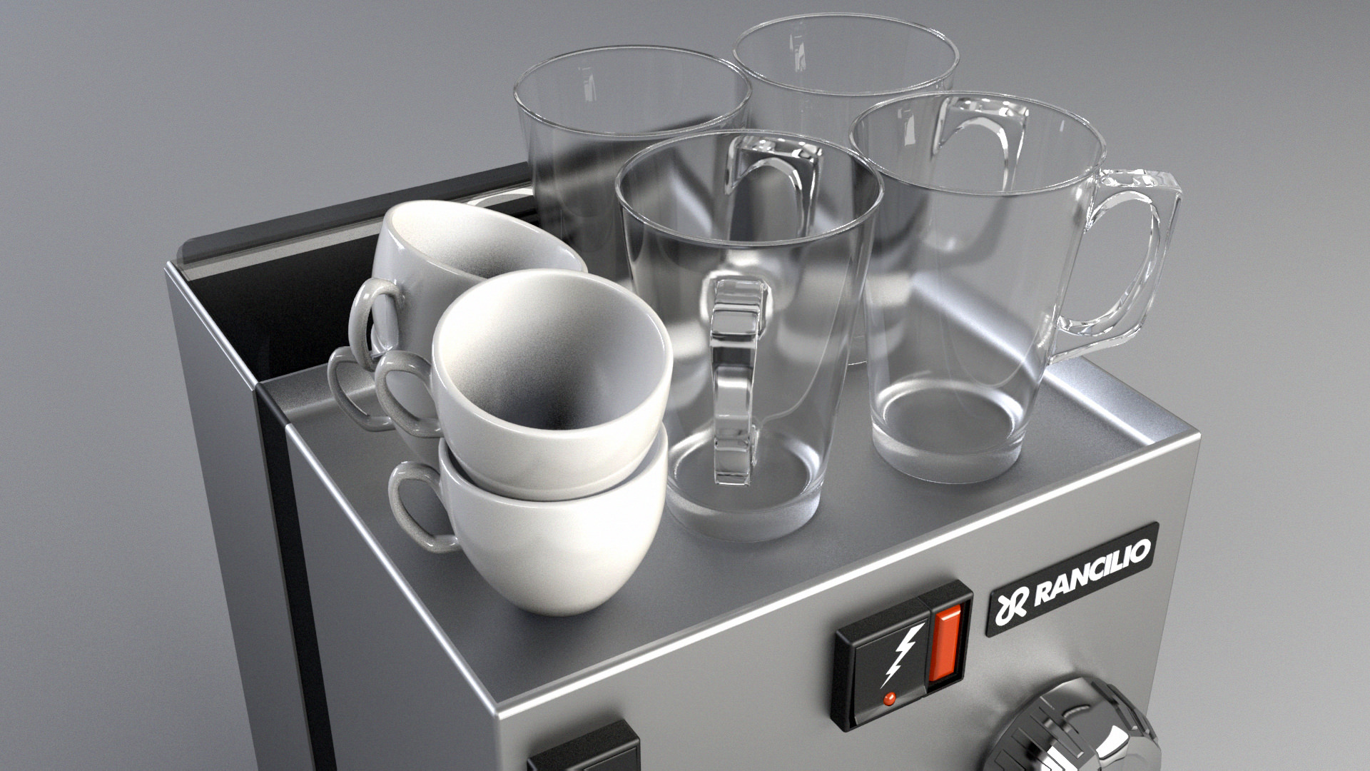 Rancilio Original Espresso Machine 3D model_5