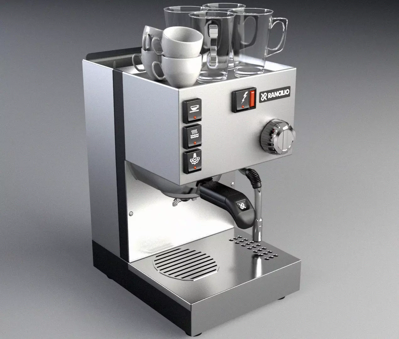 Rancilio Original Espresso Machine 3D model_0