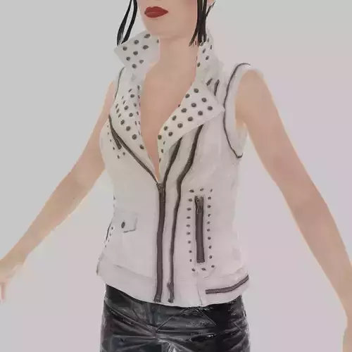 White Leather Jacket