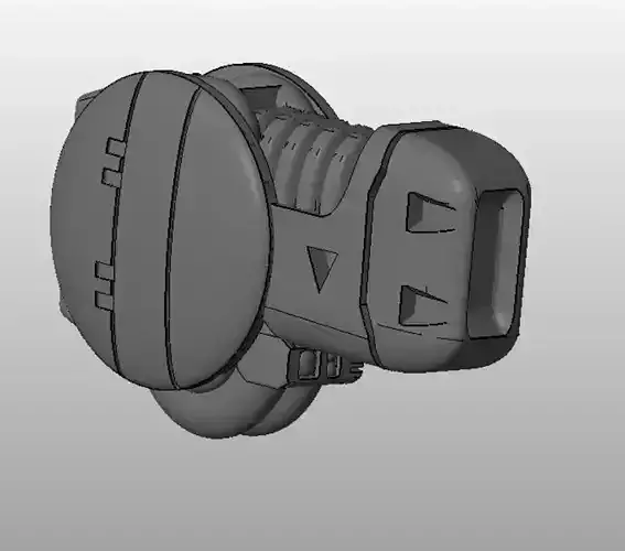 CHIBI-TECH SD - PLS-VII GUNPOD     3D print model