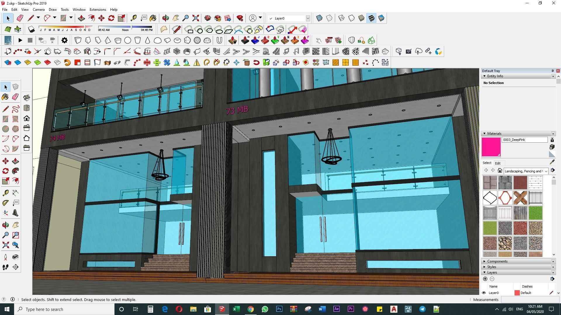 Corporate office 3d model 3D model_4