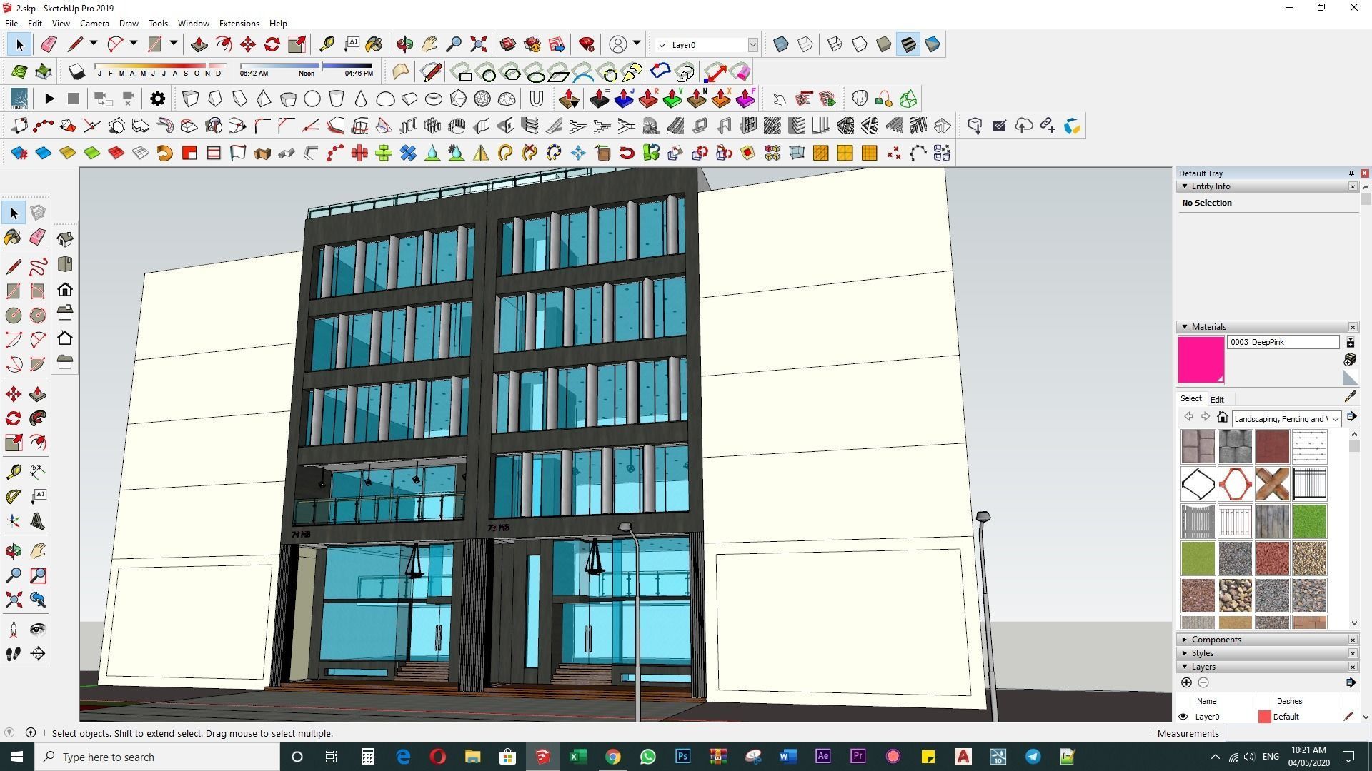 Corporate office 3d model 3D model_3
