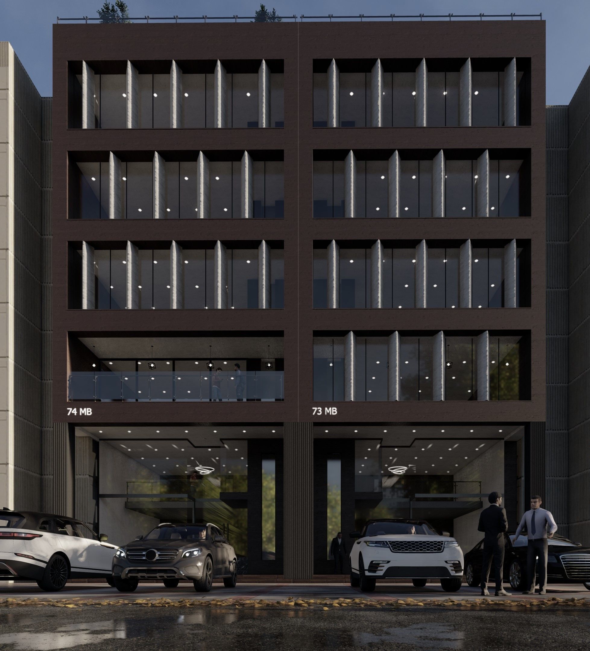 Corporate office 3d model 3D model_1