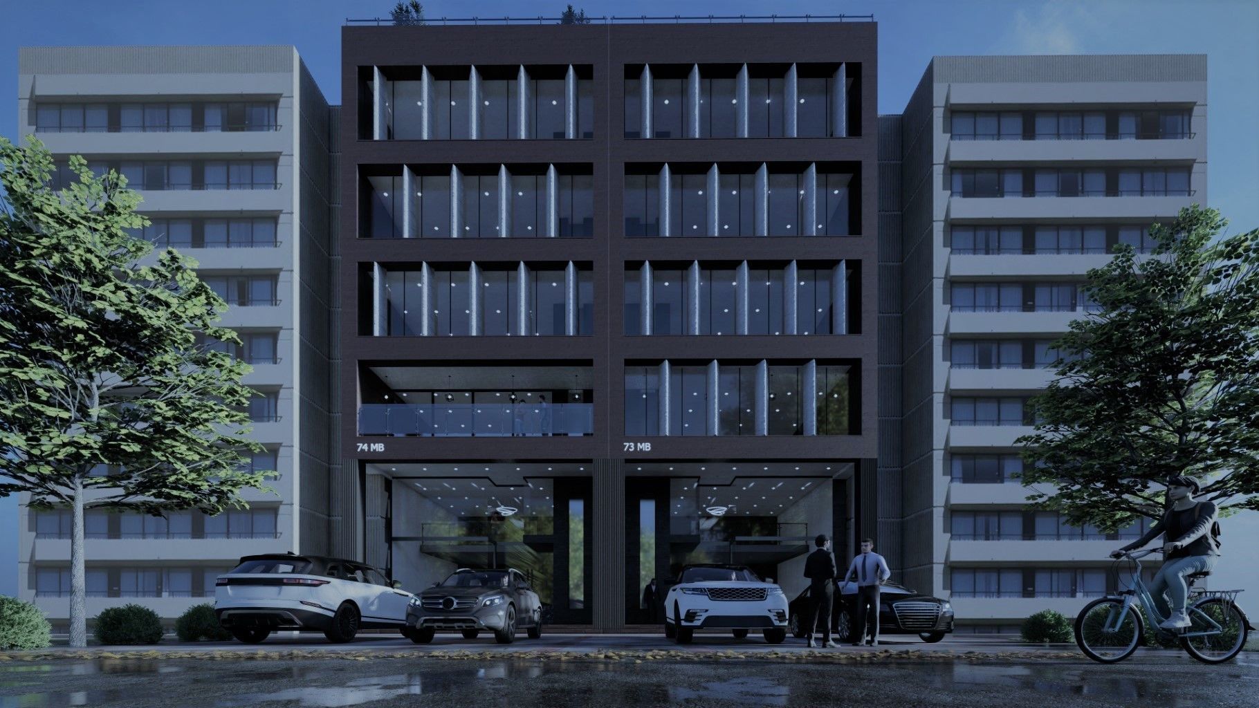 Corporate office 3d model 3D model_5