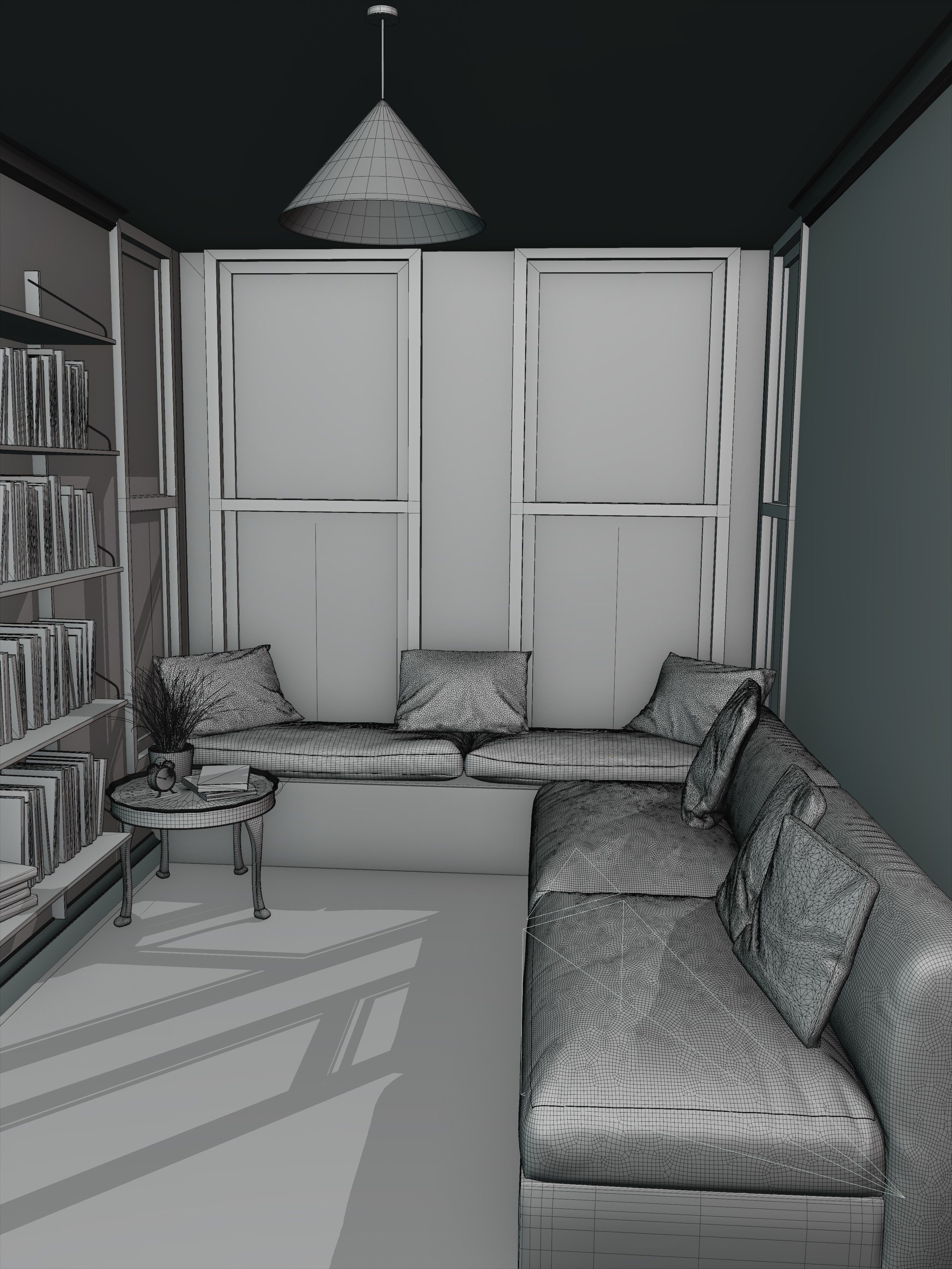 Cozy Room Free 3D model_2