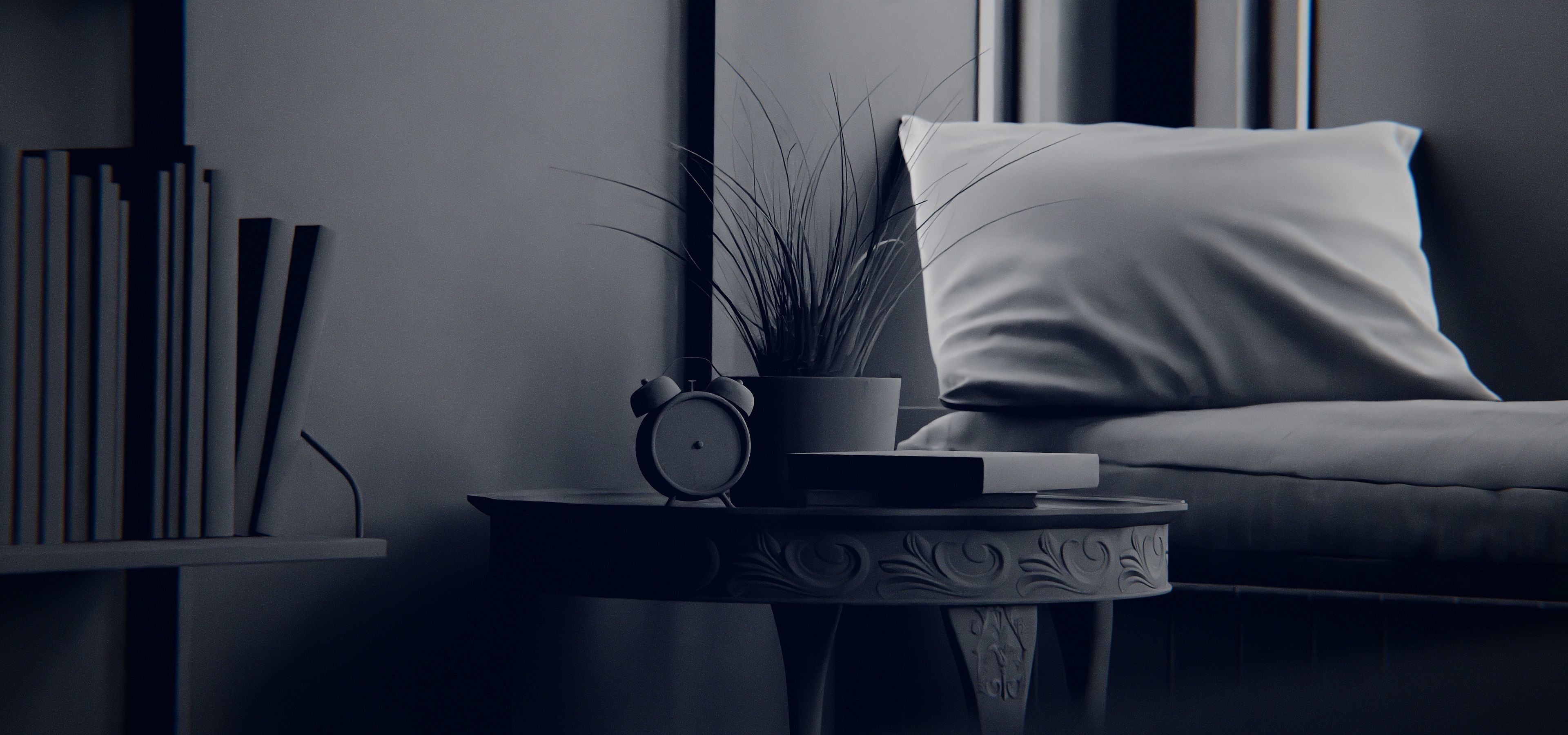 Cozy Room Free 3D model_7