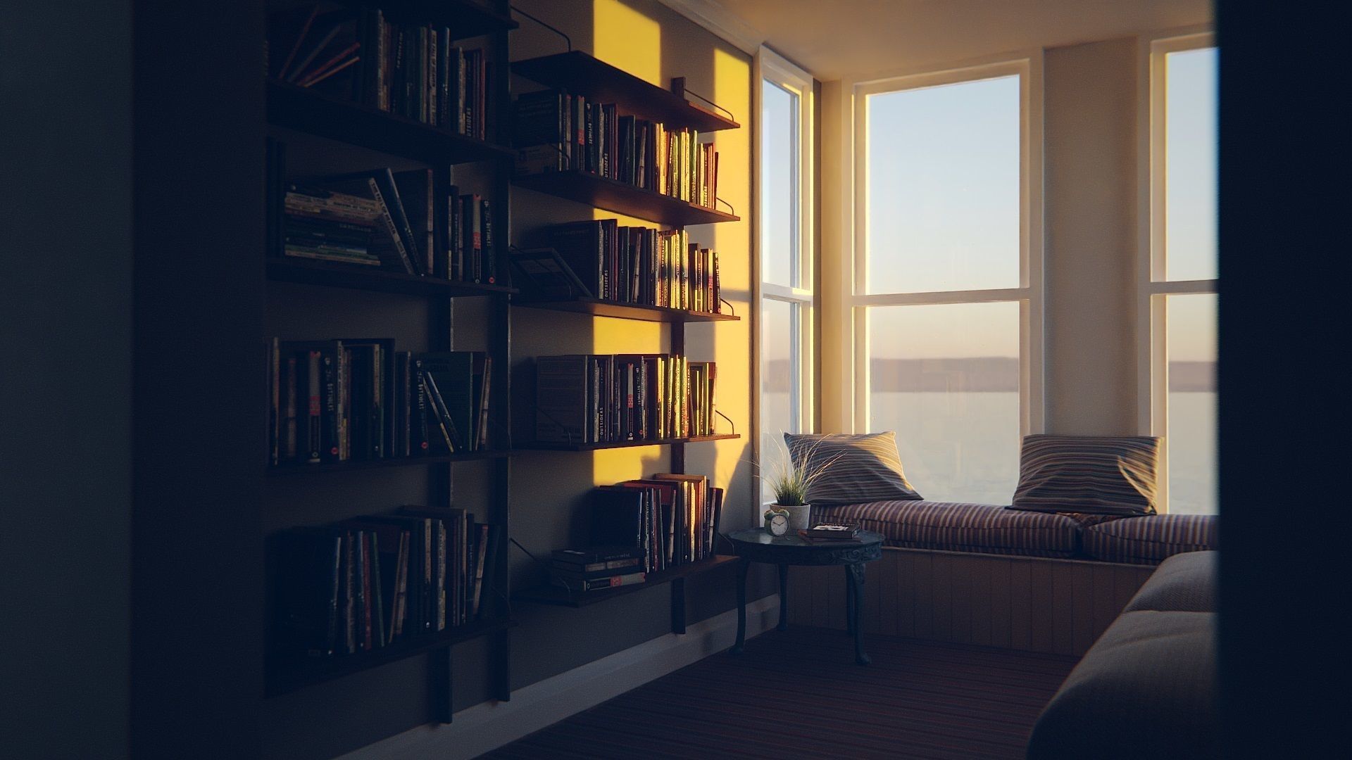 Cozy Room Free 3D model_3
