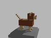 VOXEL DOG - MODEL 6 Low-poly 3D model_1