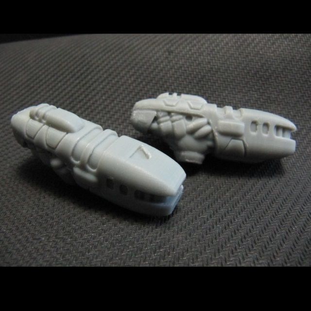 CHIBI-TECH SD - DELTAN HVY PLASMA GUNPOD          3D print model_1