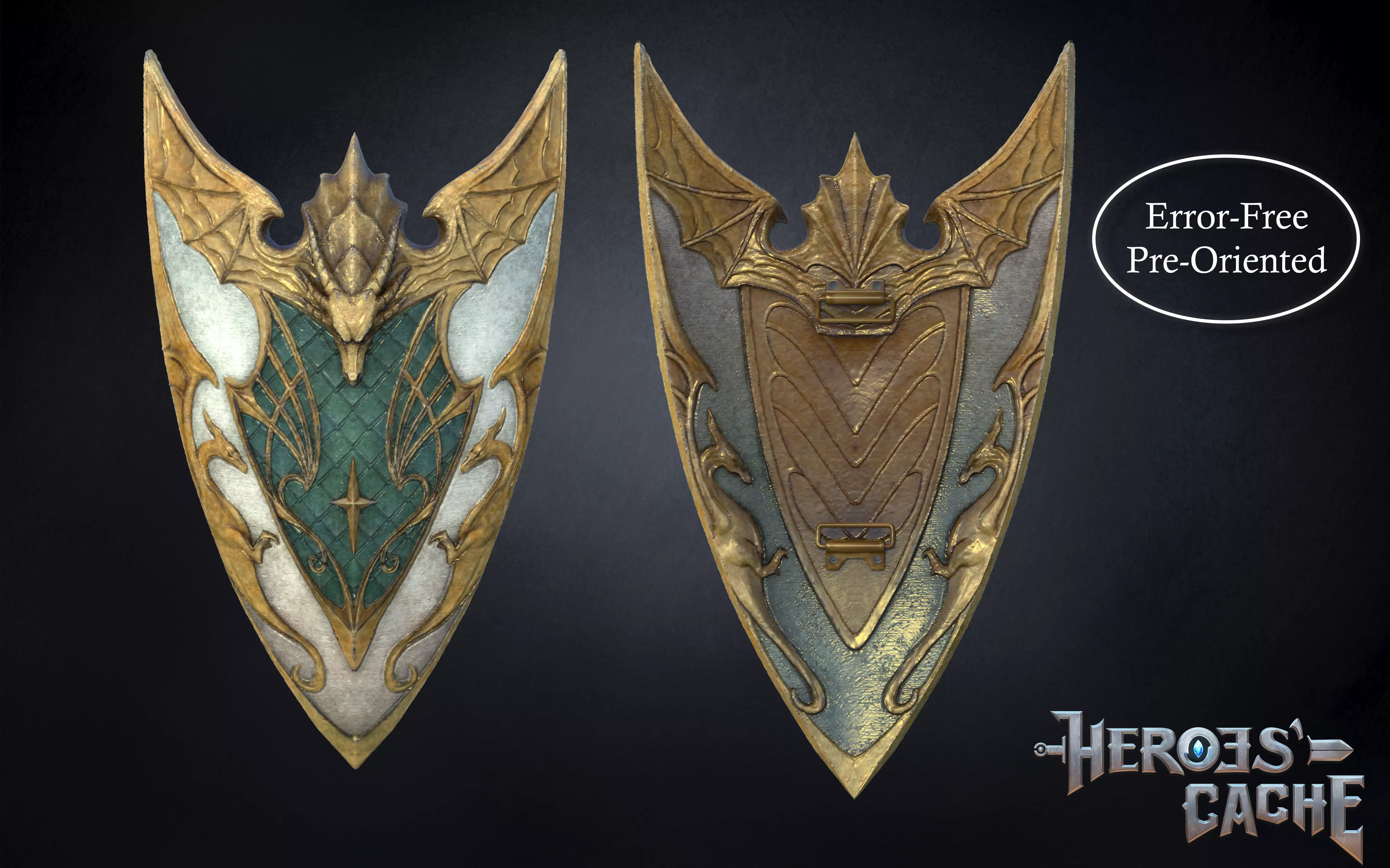 Monster Hunter World - Royal Nova Shield 3D print model_0