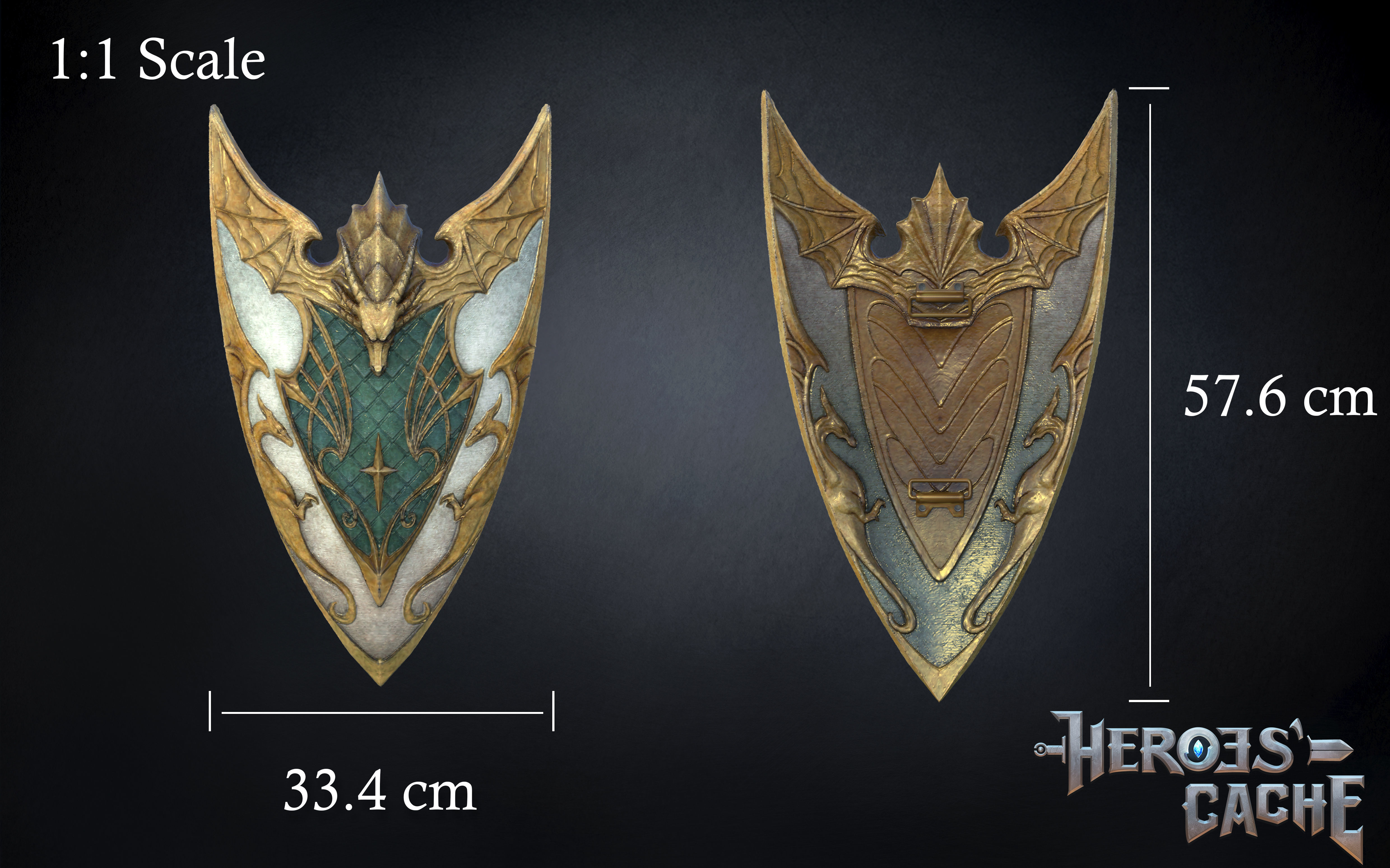 Monster Hunter World - Royal Nova Sword and Shield Set 3D Model Collection_4
