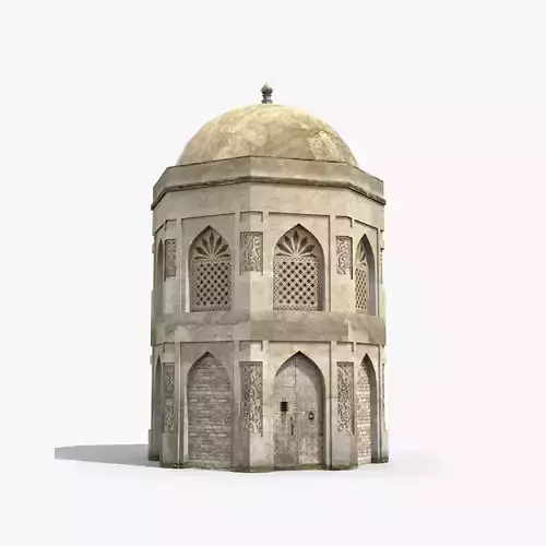 Arab x2 Low-poly 3D model