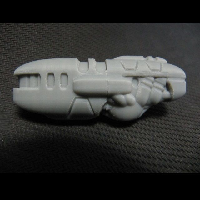 CHIBI-TECH SD - DELTAN ULTRA-HVY PLASMA GUNPOD 3D print model_1