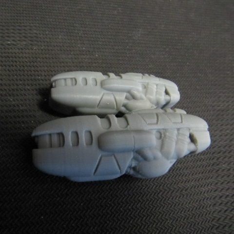 CHIBI-TECH SD - DELTAN ULTRA-HVY PLASMA GUNPOD 3D print model_8