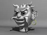 FantasyHead demon head Free 3D model