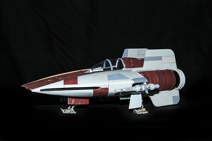 Star Wars A-Wing fighter 3D print model