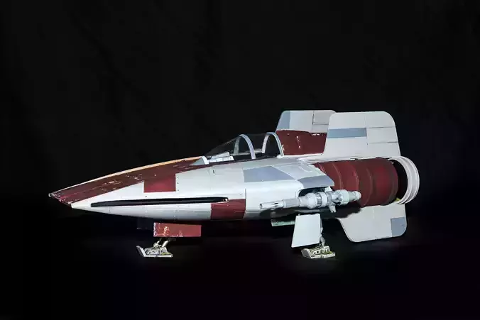 Star Wars A-Wing fighter 3D print model