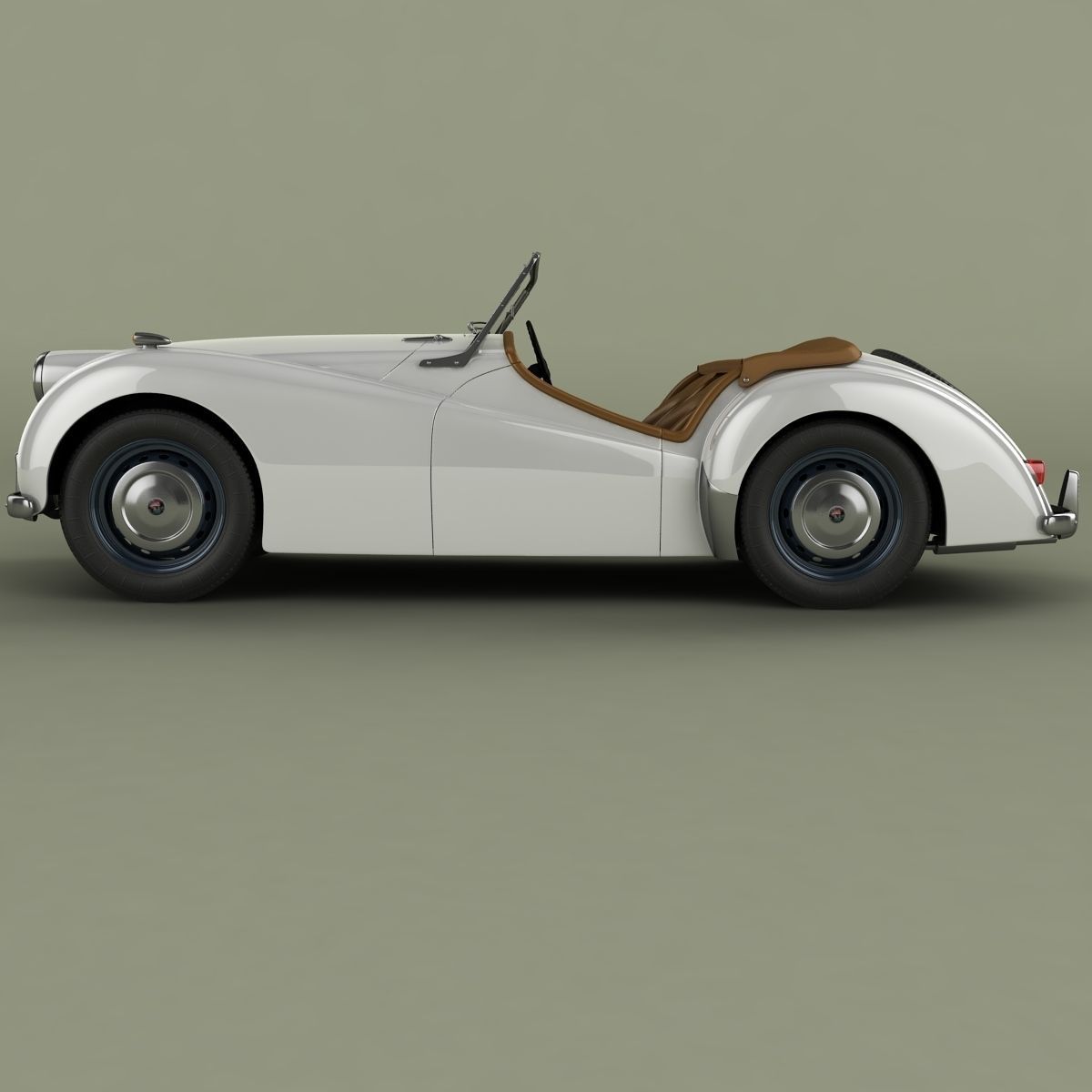 Triumph TR1 Prototype 3D model CGTrader