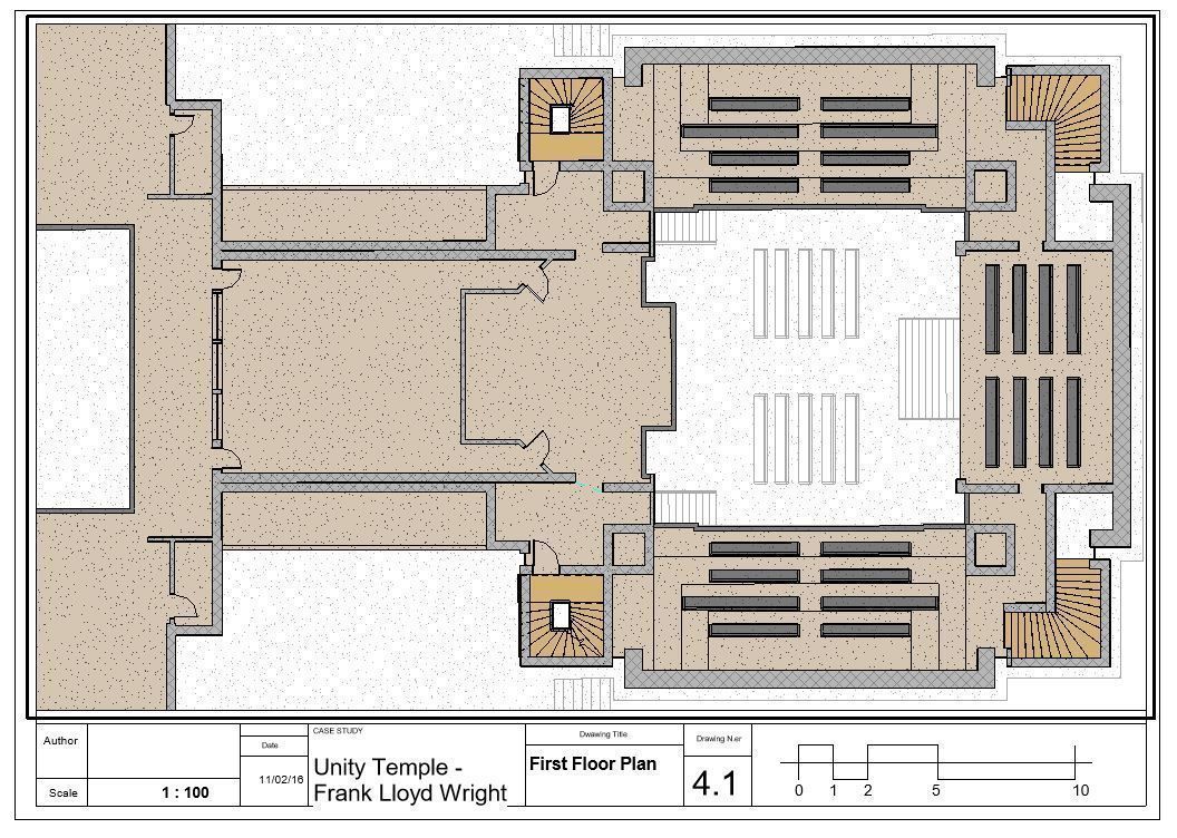 Unity Temple by Frank Lloyd Wright  3D model_8