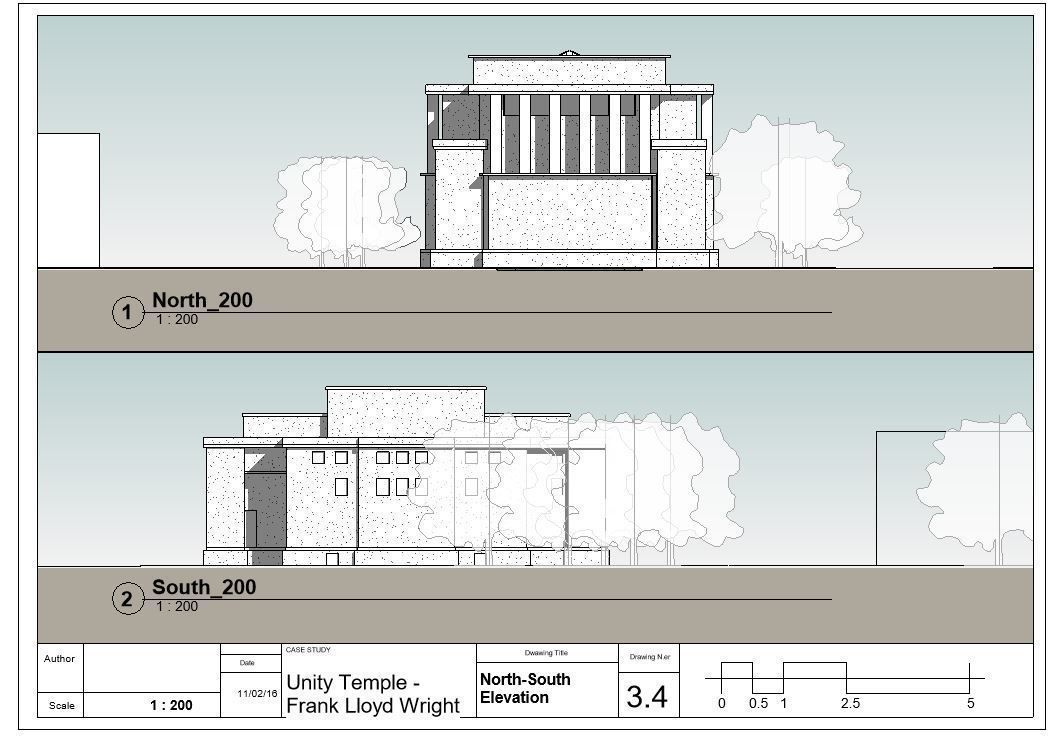 Unity Temple by Frank Lloyd Wright  3D model_13