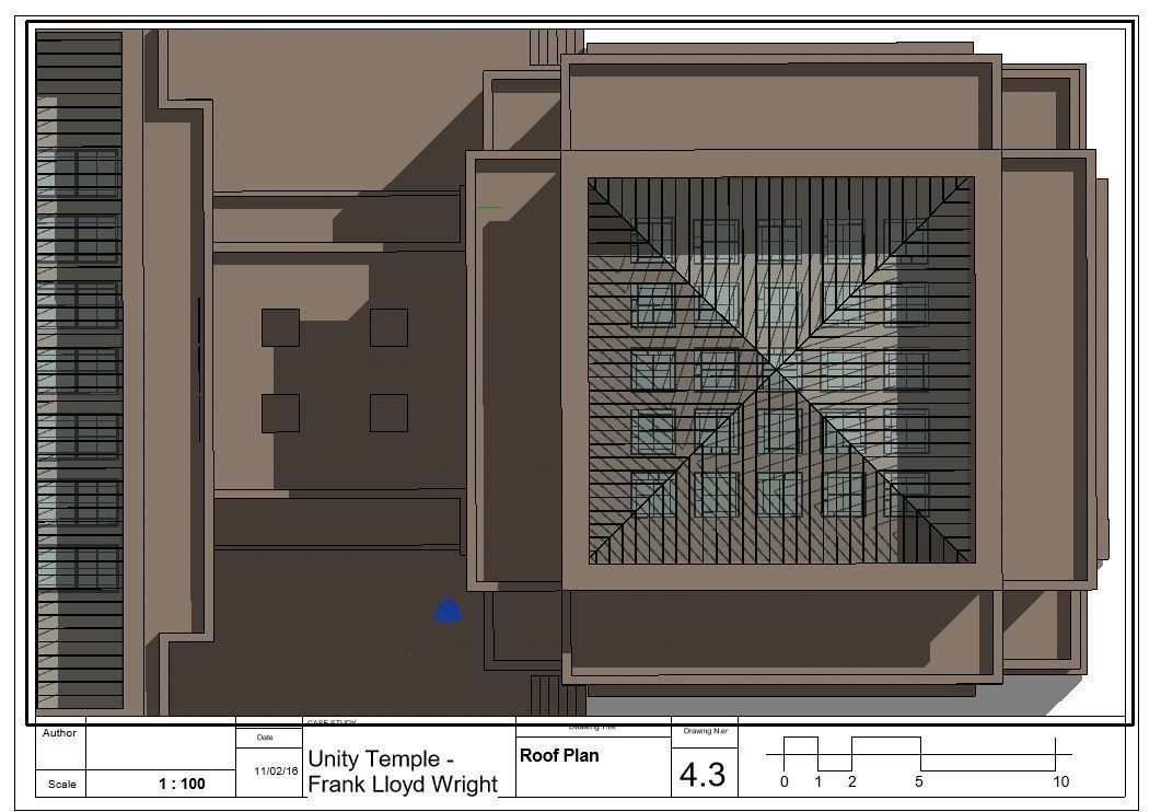 Unity Temple by Frank Lloyd Wright  3D model_9
