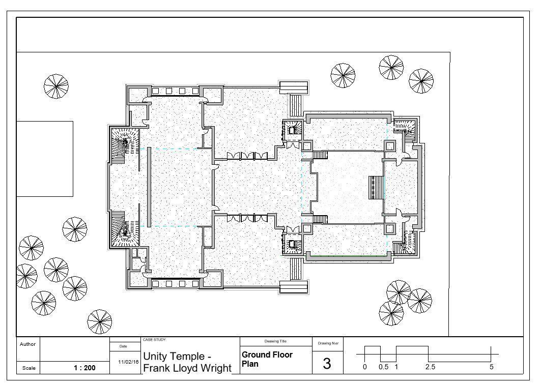 Unity Temple by Frank Lloyd Wright  3D model_3