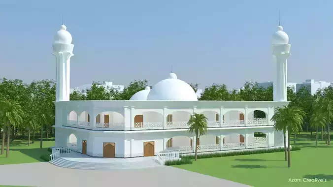 Masjid Architecture 3D model