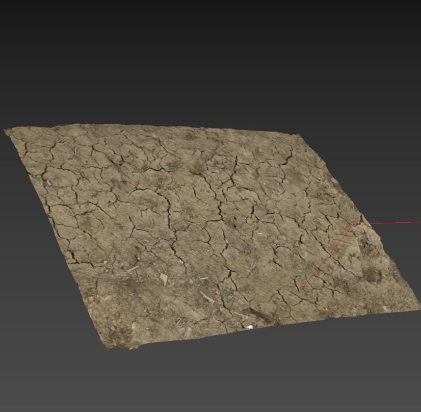 Ultra realistic Ground cracks 3D model_6