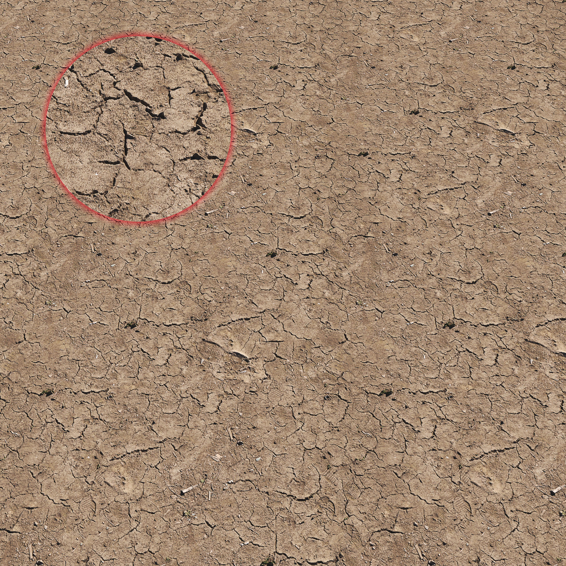 Ultra realistic Ground cracks 3D model_1