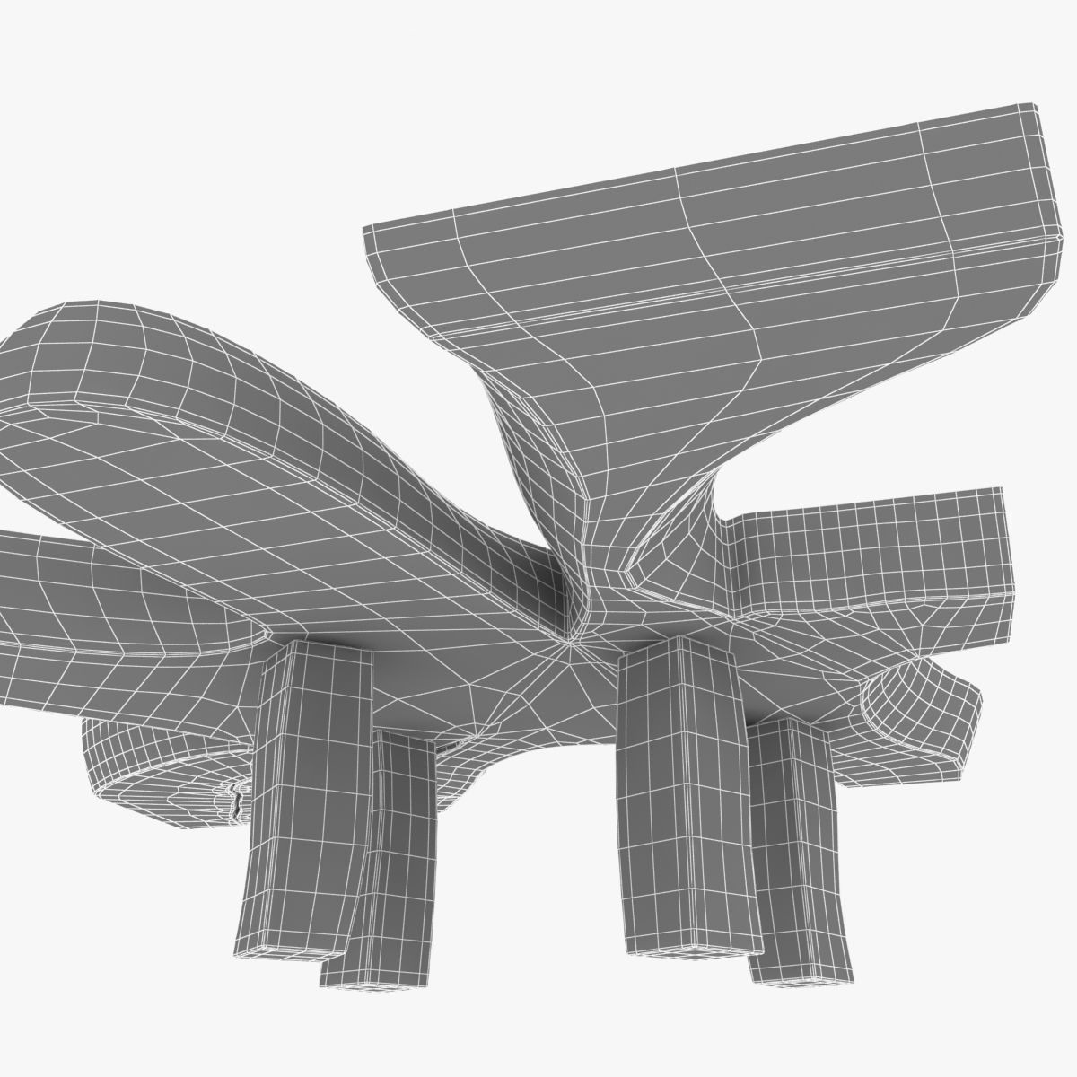 Chamcha Slice Coffee Table 3D model_11