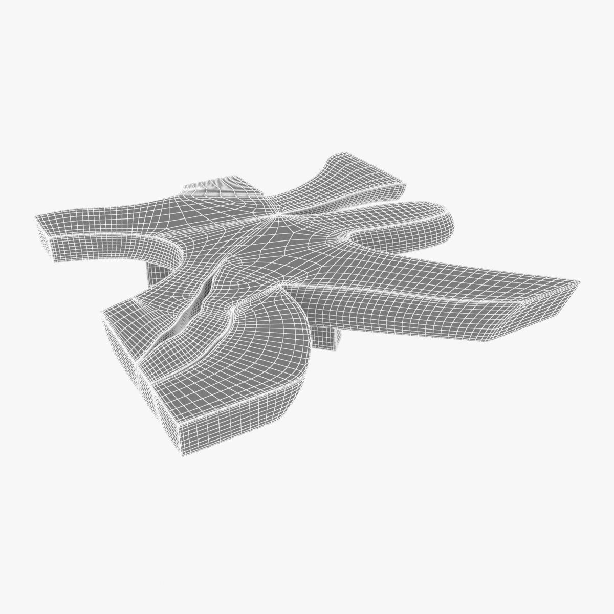 Chamcha Slice Coffee Table 3D model_6