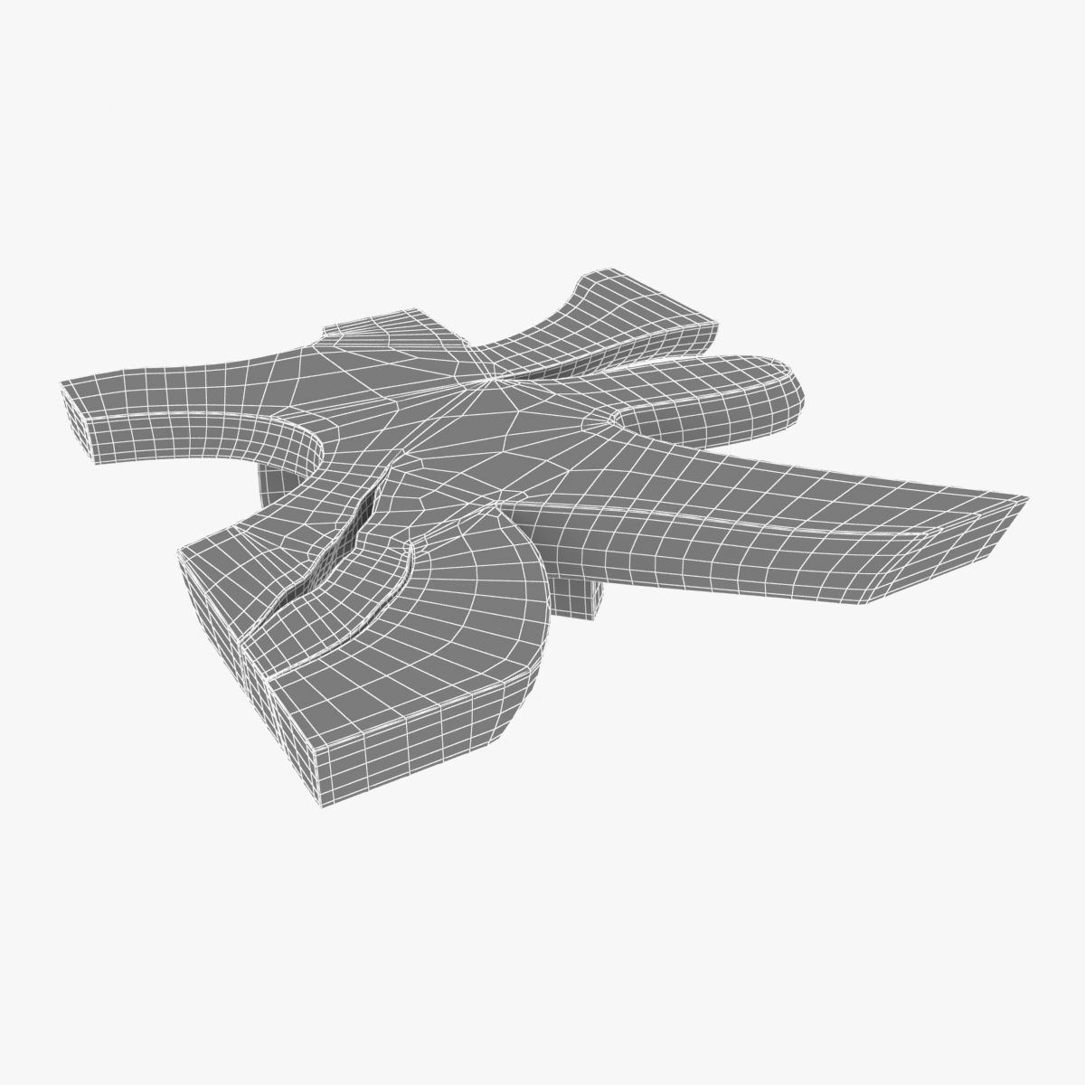 Chamcha Slice Coffee Table 3D model_7