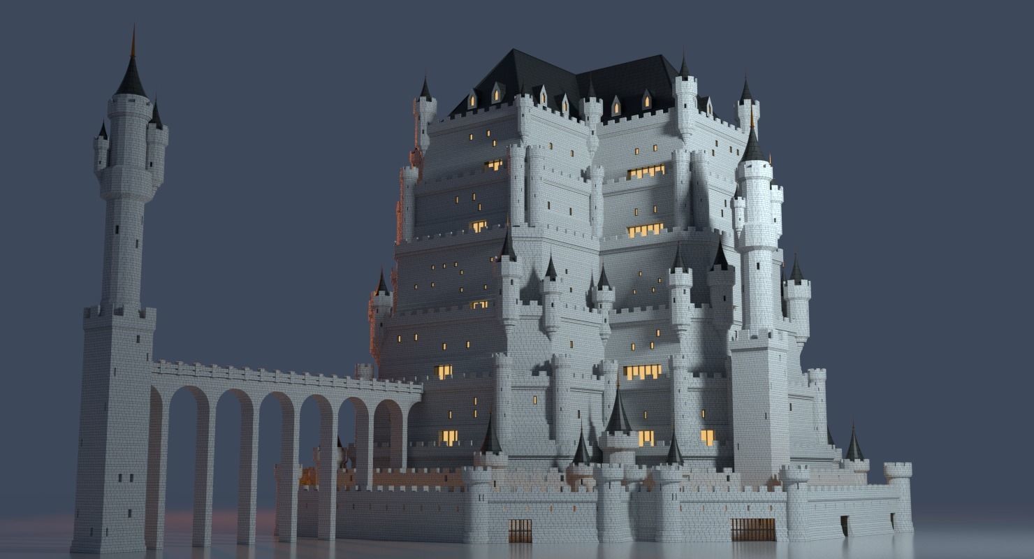 Castle Generator 01 3D model_8