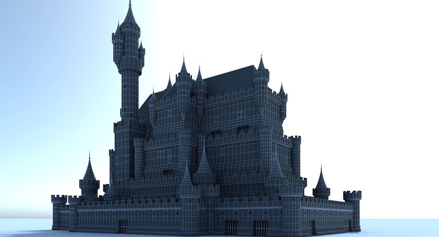 Castle Generator 01 3D model_12