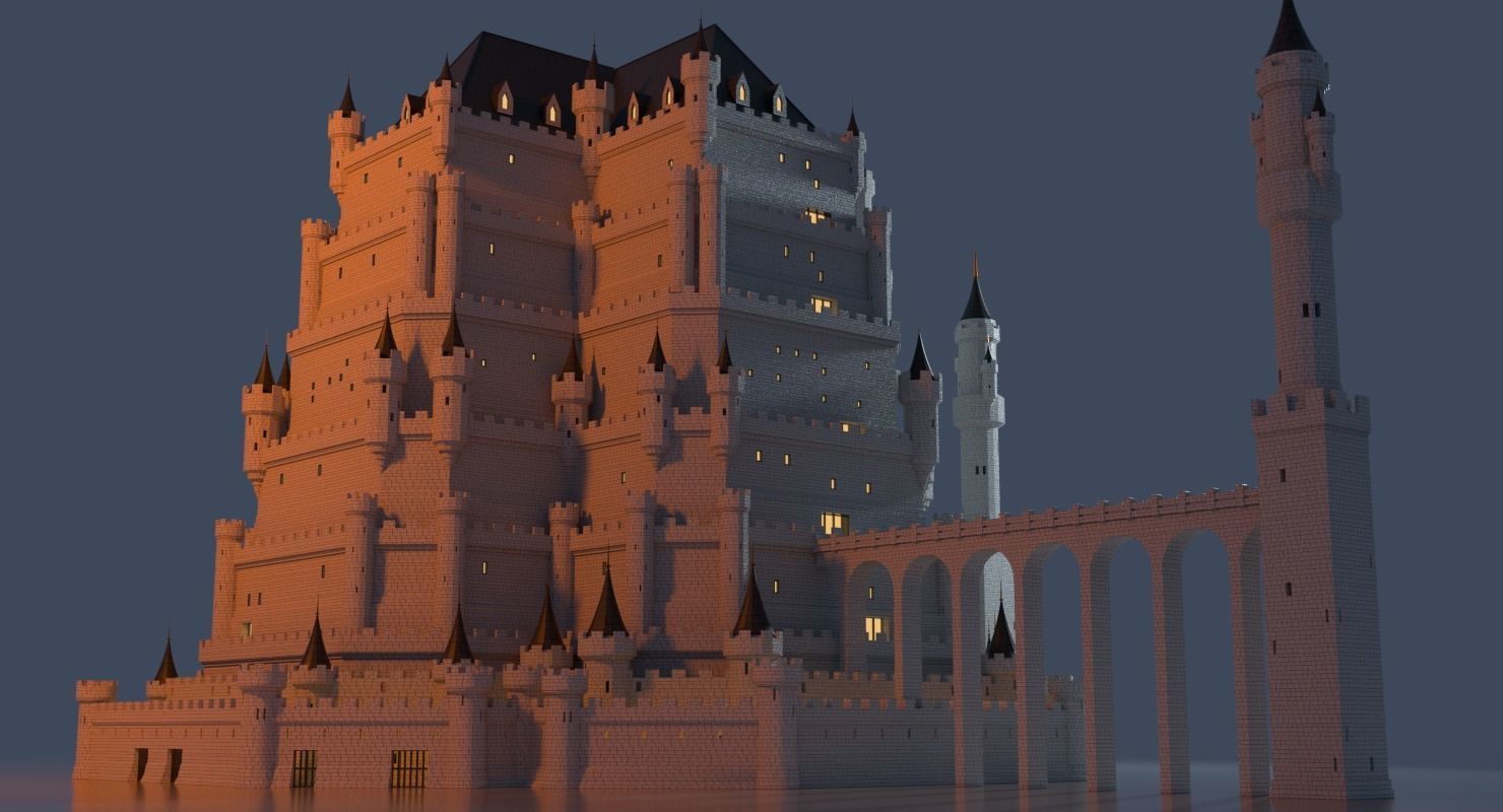 Castle Generator 01 3D model_11