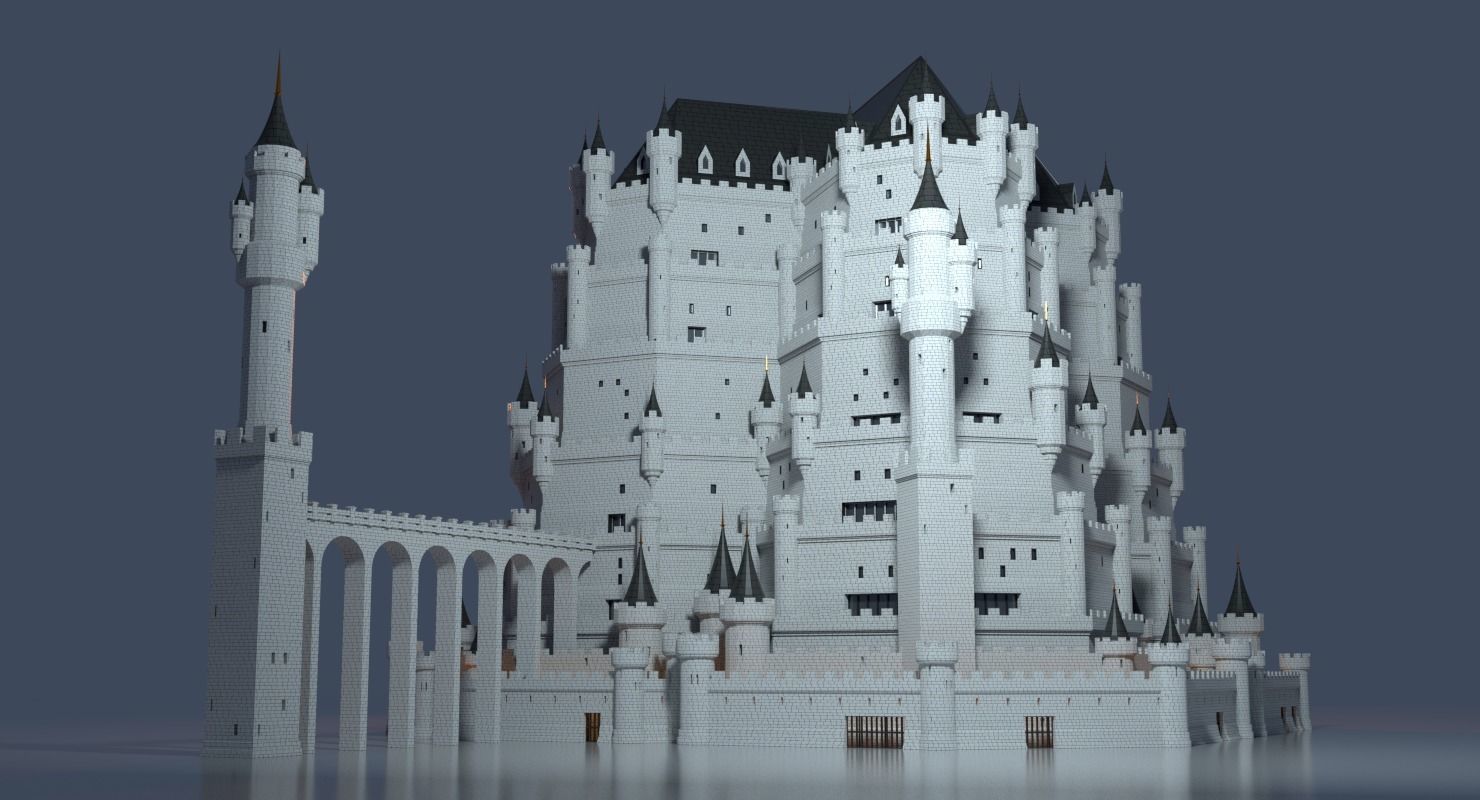 Castle Generator 01 3D model_5