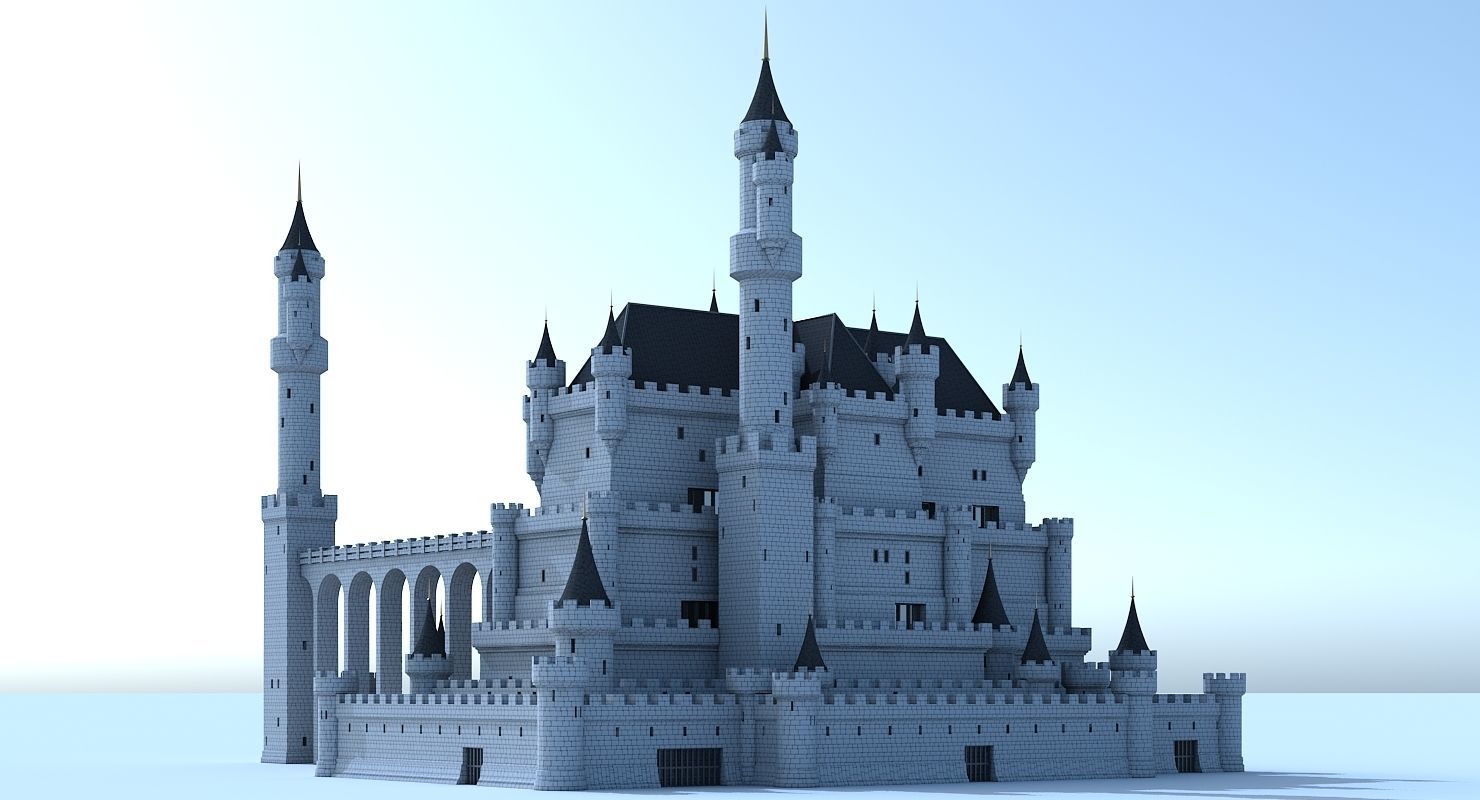 Castle Generator 01 3D model_1