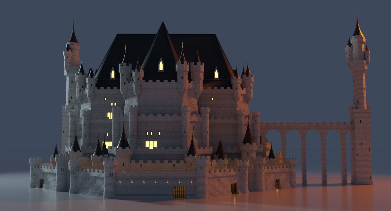 Castle Generator 01 3D model_10