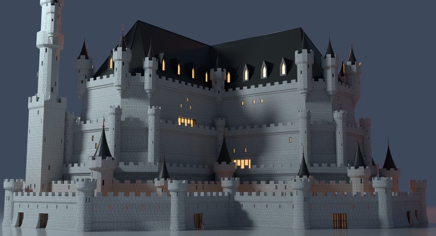 Castle Generator 01 3D model_3