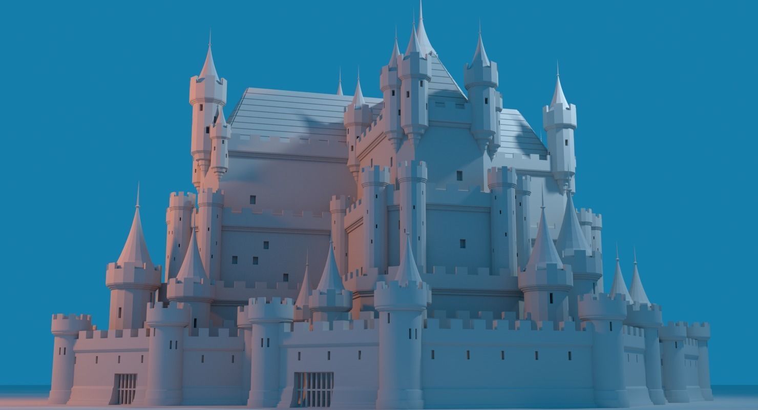 Castle Generator 01 3D model_6
