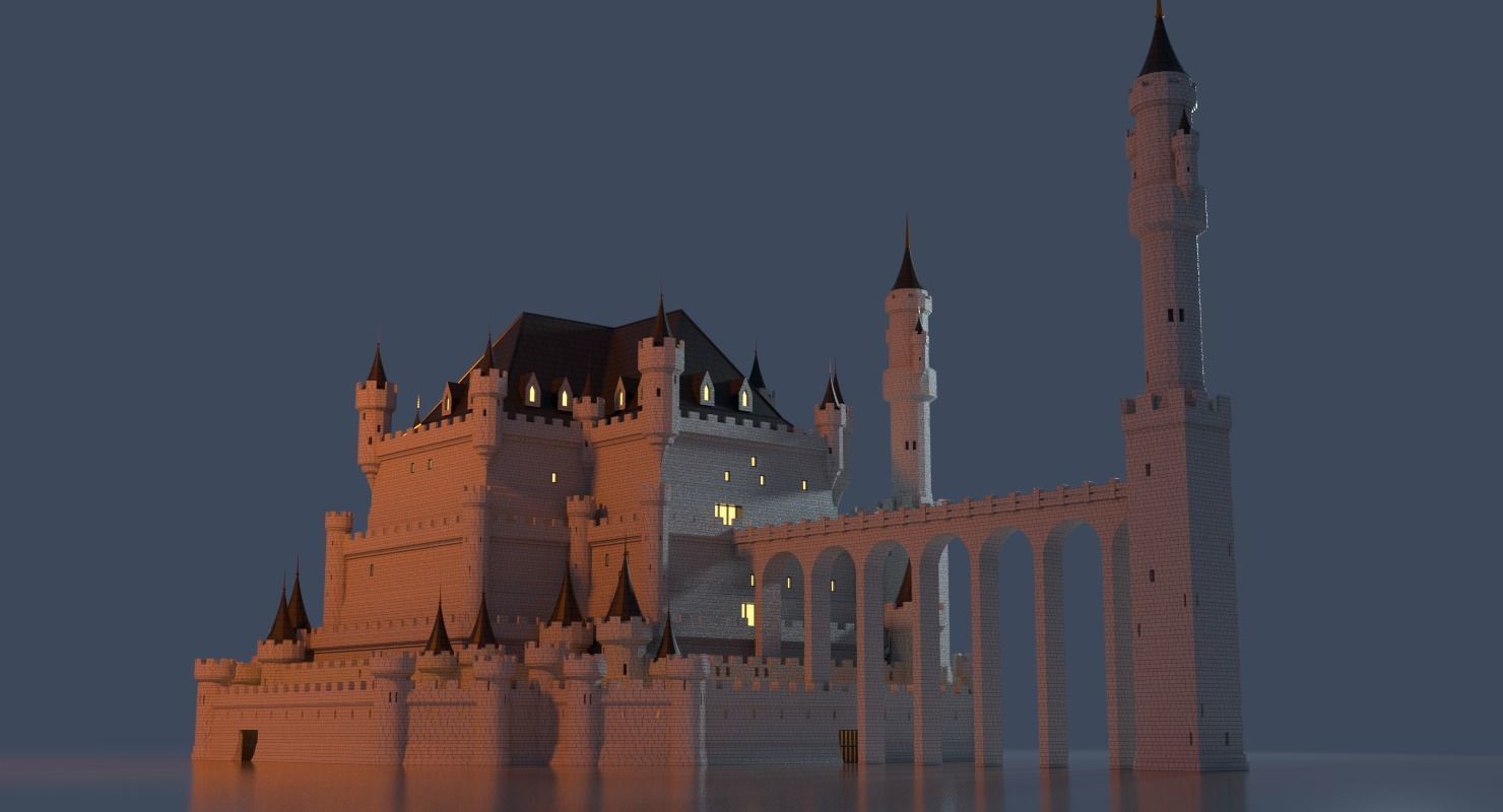 Castle Generator 01 3D model_7