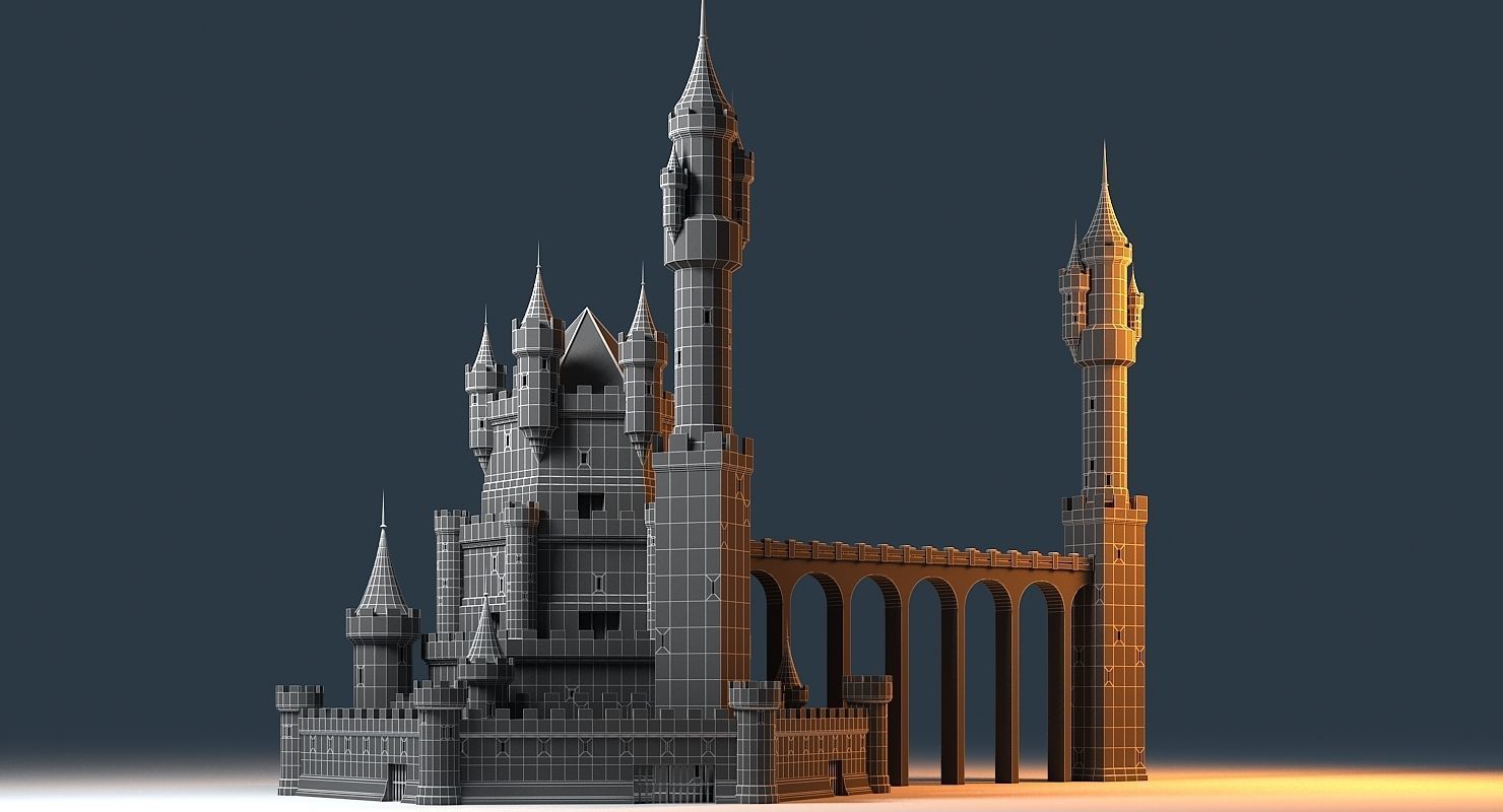Castle Generator 01 3D model_14