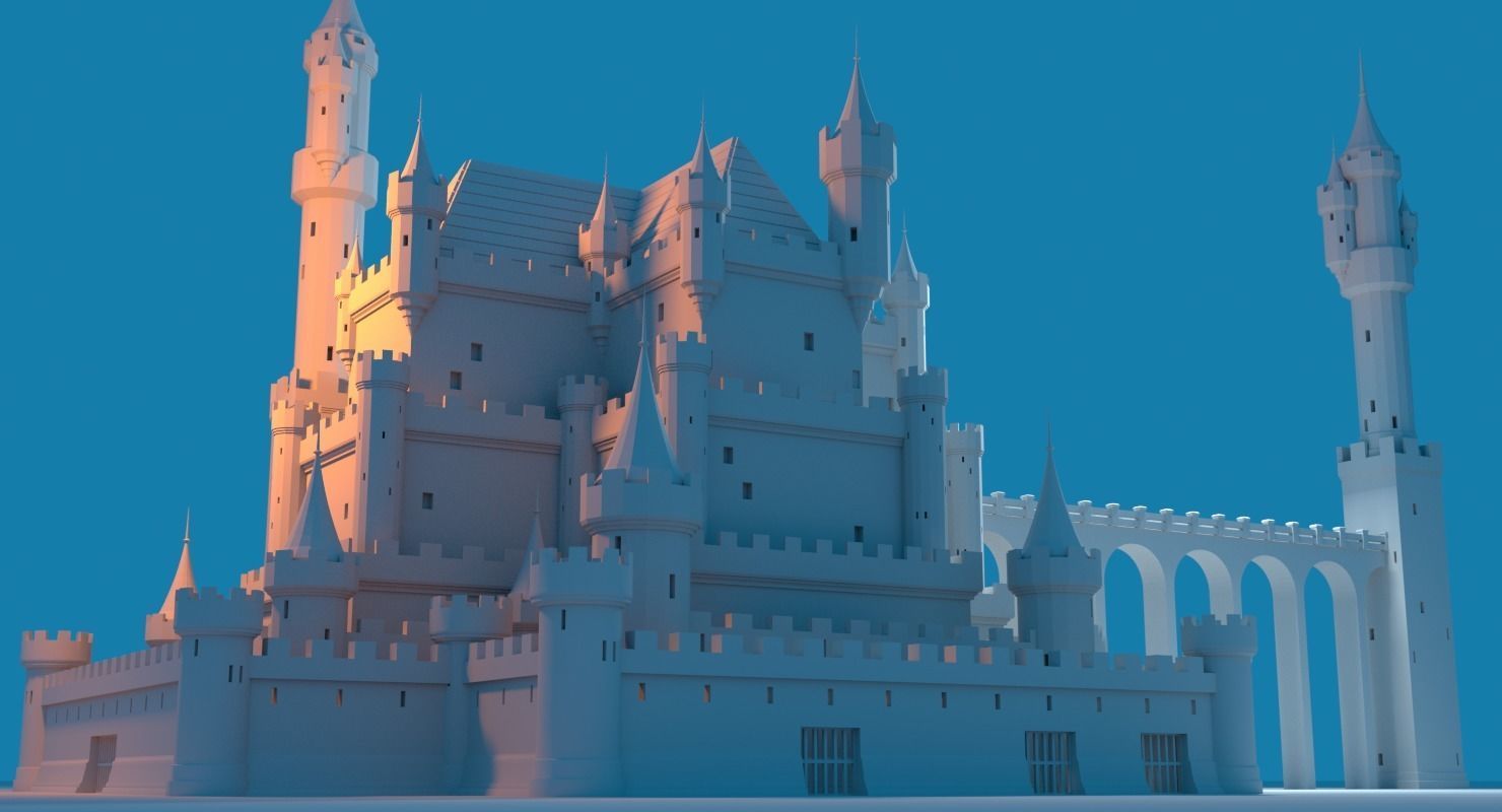 Castle Generator 01 3D model_4